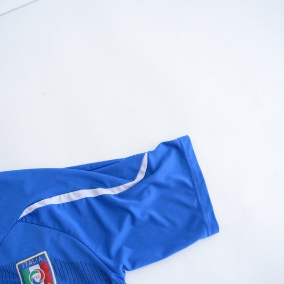 Vintage Italia Blue Home Gli Azzurri Fifa Figc Soccer Football Jersey Medium - Picture 4 of 8